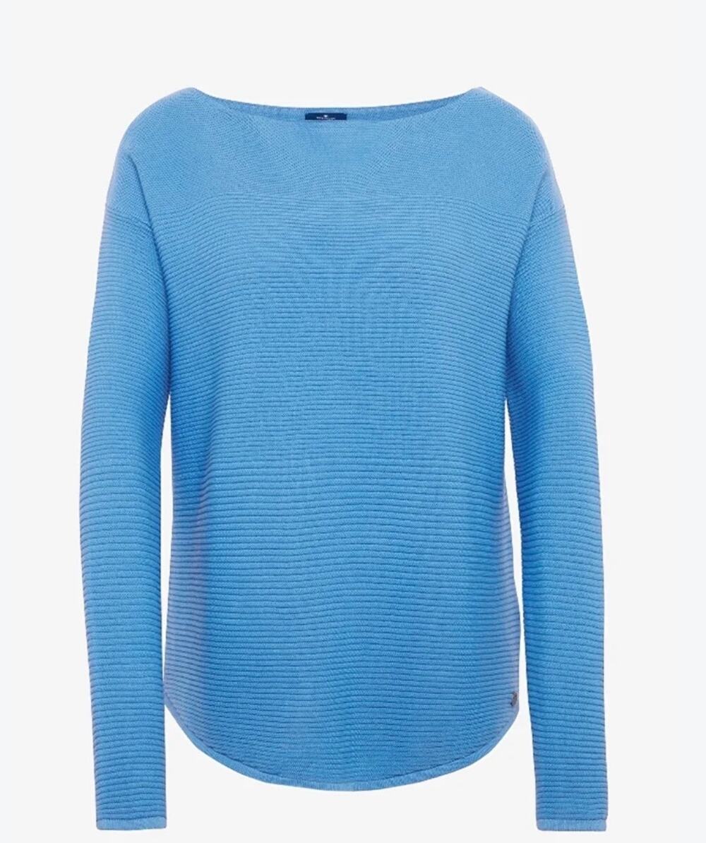 Trouvé Women’s Size S Light Blue Knit Sweater Main Body Long Sleeve Pullover